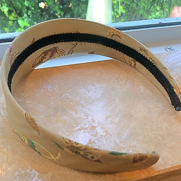 Oriental Silk Headband (Wide Princess Tiara Style) - Picture 4 of 5